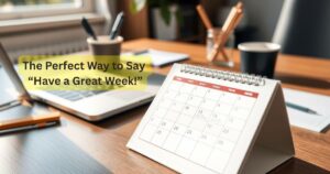 The Perfect Way to Say “Have a Great Week!”