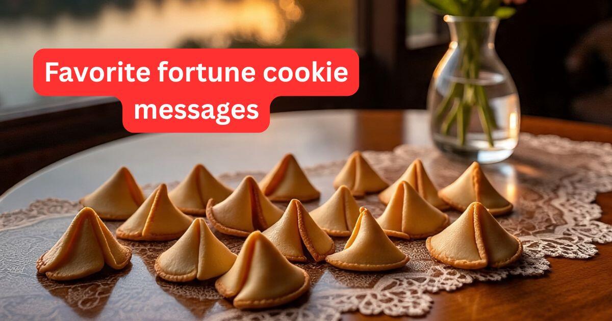 Favorite fortune cookie messages