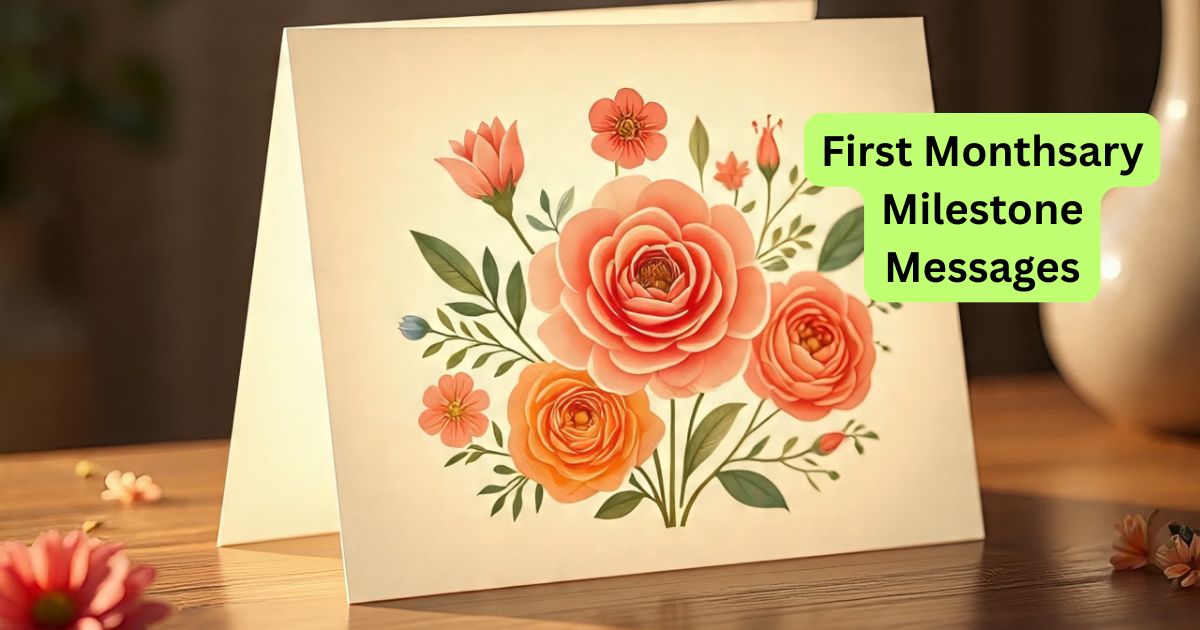 first monthsary milestone messages