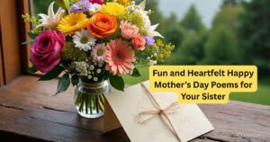 Fun and Heartfelt Happy Mother’s Day Poems for Your Sister