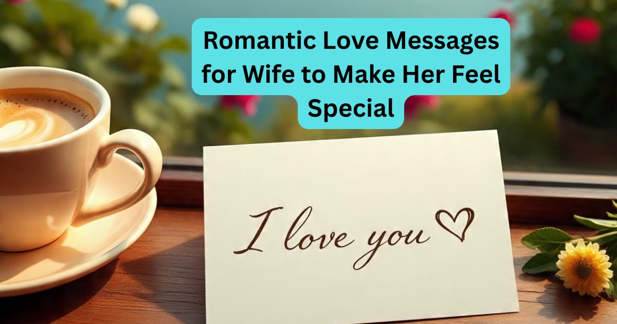 Romantic Love Messages for Wife to Make Her Feel Special