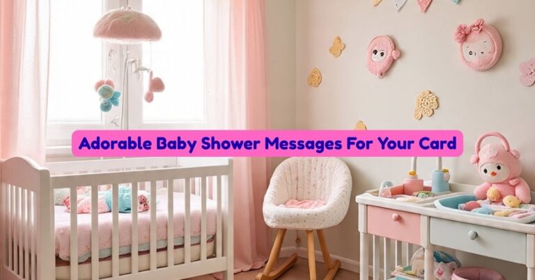 75+ Adorable Baby Shower Messages For Your Card