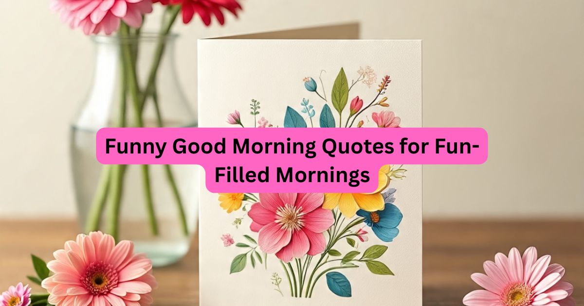 Read 65+ Funny Good Morning Quotes for Fun-Filled Mornings