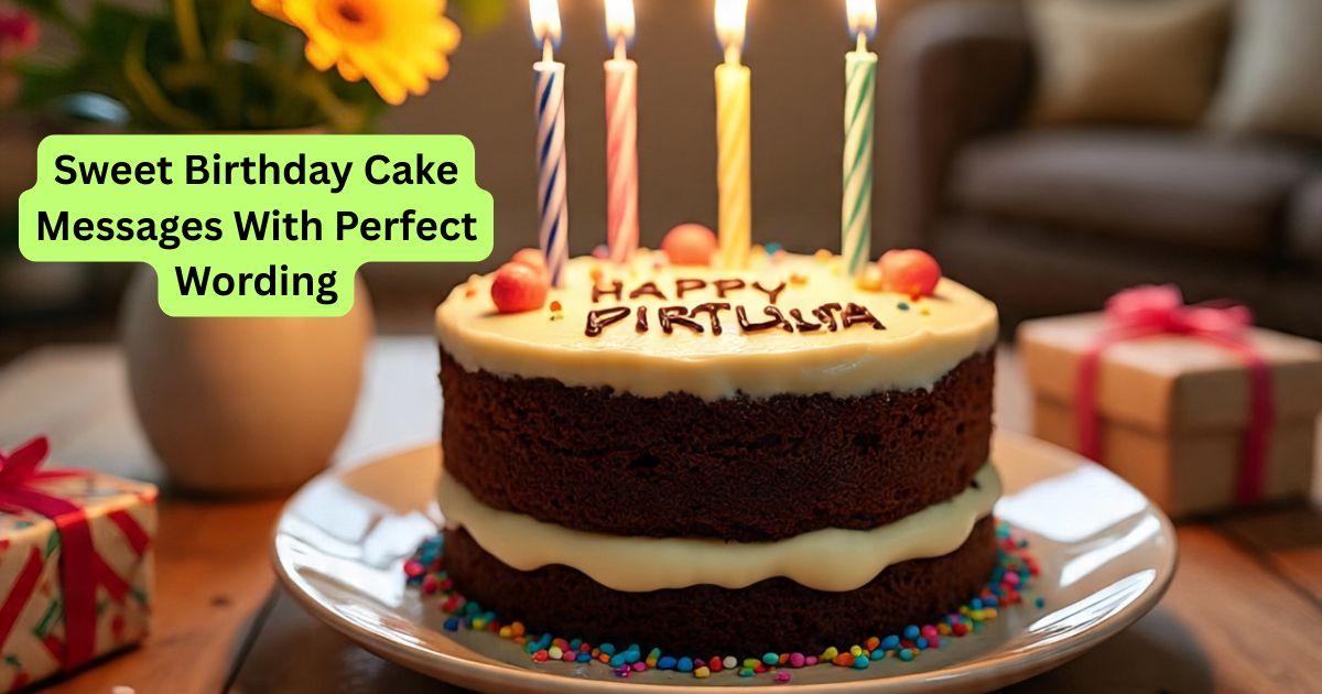 155+ Sweet Birthday Cake Messages With Perfect Wording