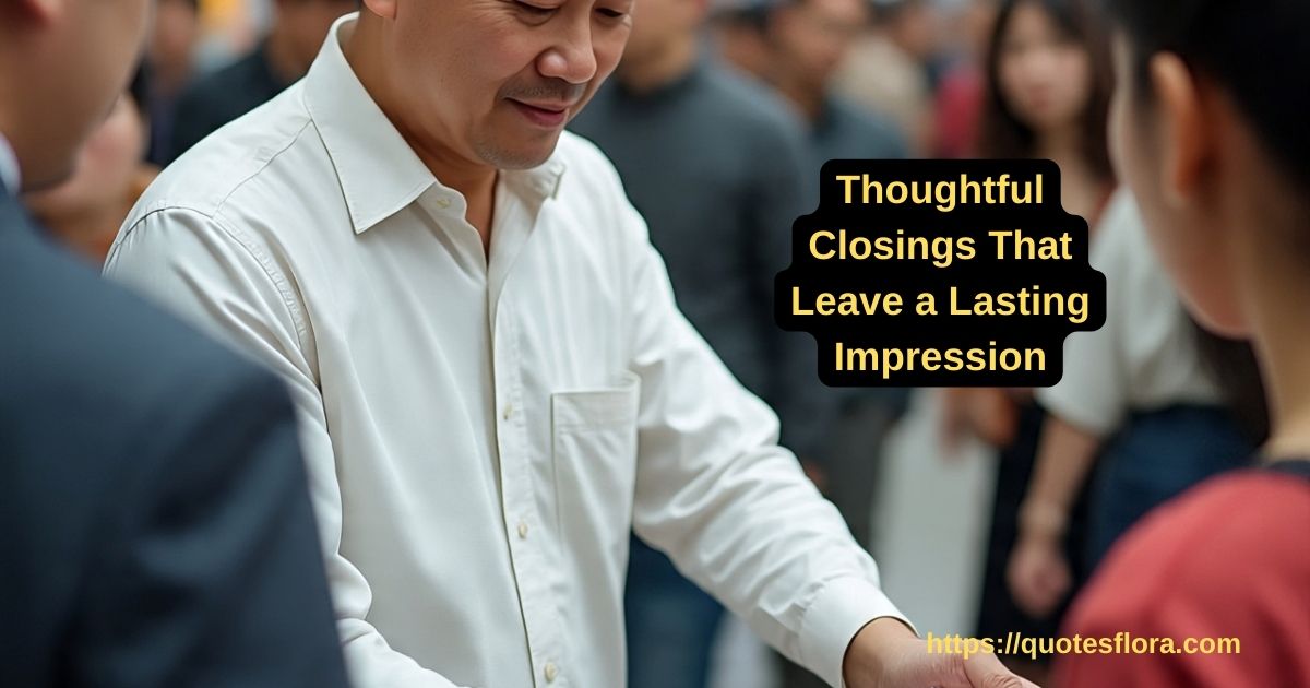 thoughtful closings and sign offs for sympathy messages