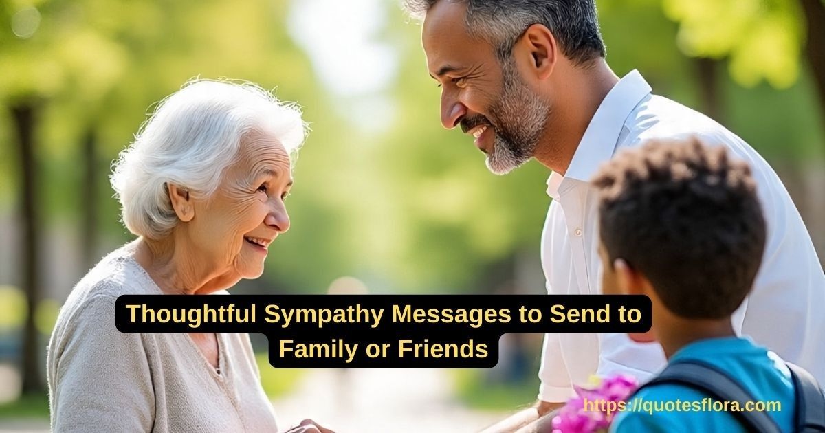 80+ Thoughtful Sympathy Messages to Send to Family or Friends