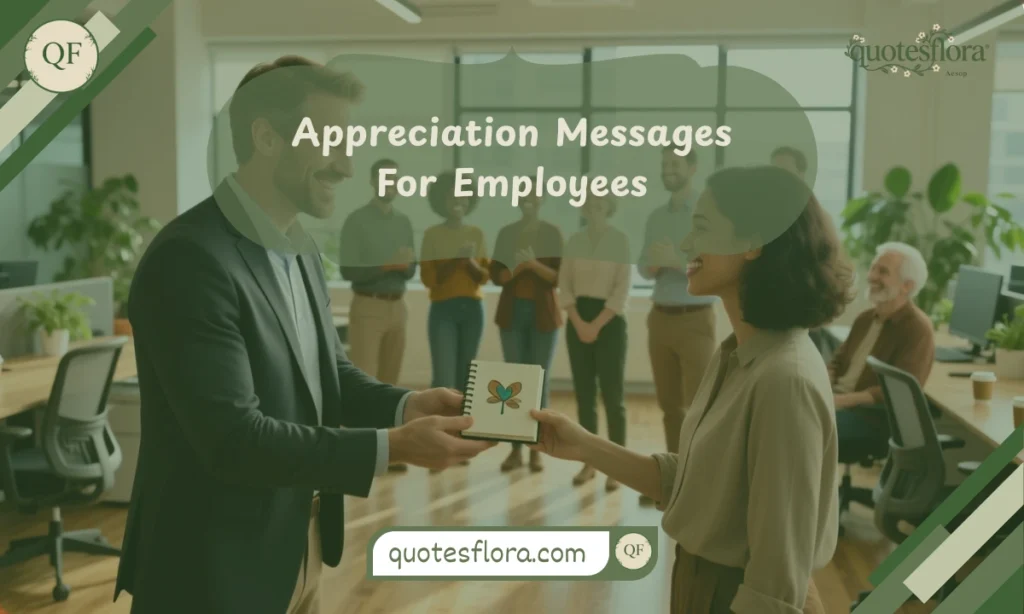 250+ Inspiring and Powerful Employee Appreciation Quotes for Workplace Motivation 3 A manager appreciating an employee with a kind gesture showing the warmth behind employee appreciation quotes.