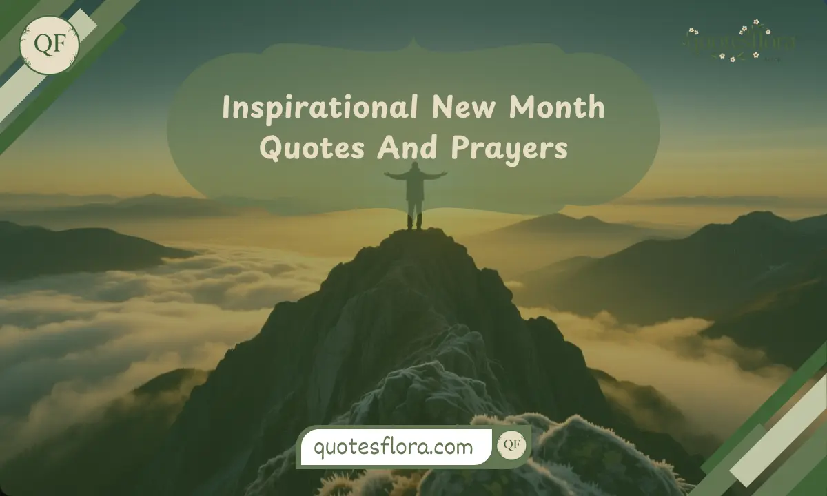 Mountain sunrise landscape symbolizing inspirational new month quotes and prayers associated with Happy New Month Prayer Messages.