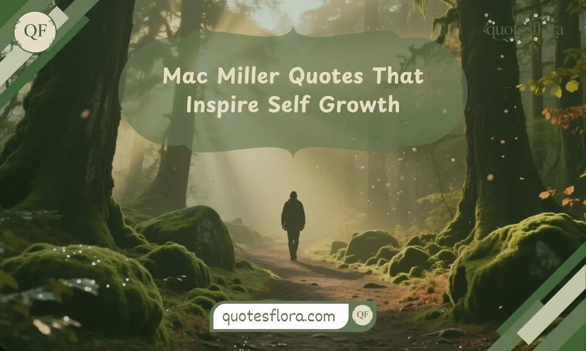 A forest trail representing personal growth and reflection inspired by mac miller quotes that inspire self growth.