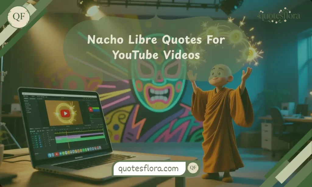 150+ Unforgettable Viral Nacho Libre Quotes Collection 5 A creative video workspace setup inspired by nacho libre quotes, featuring fun cinematic elements perfect for online content.