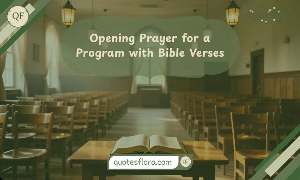 50+ Opening Prayer for Online Class with Scriptures 4 A program setup with an open Bible symbolizing an opening prayer for a program, complementing themes similar to an Opening Prayer for Online Class.