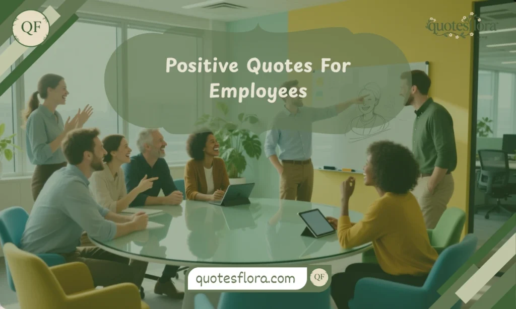 250+ Inspiring and Powerful Employee Appreciation Quotes for Workplace Motivation 6 A vibrant workplace team collaborating with positivity, matching the uplifting nature of employee appreciation quotes.