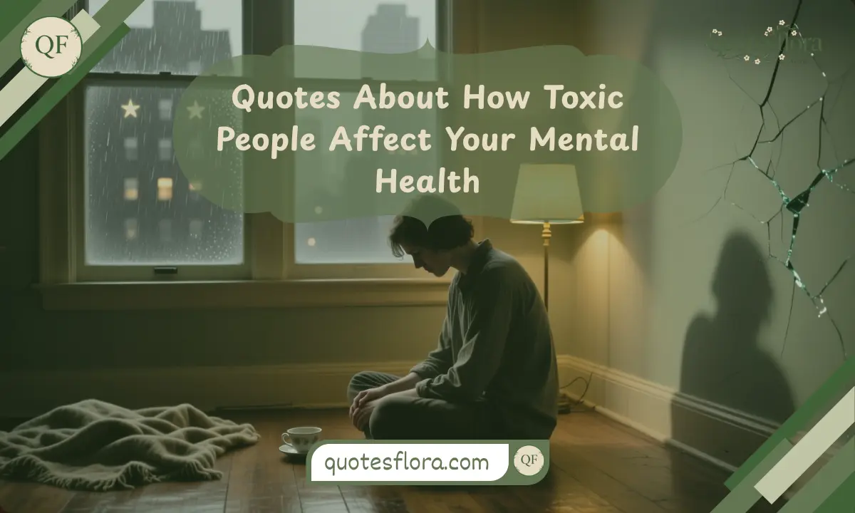 Quotes About How Toxic People Affect Your Mental Health
