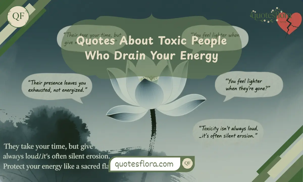Quotes About Toxic People Who Drain Your Energy
