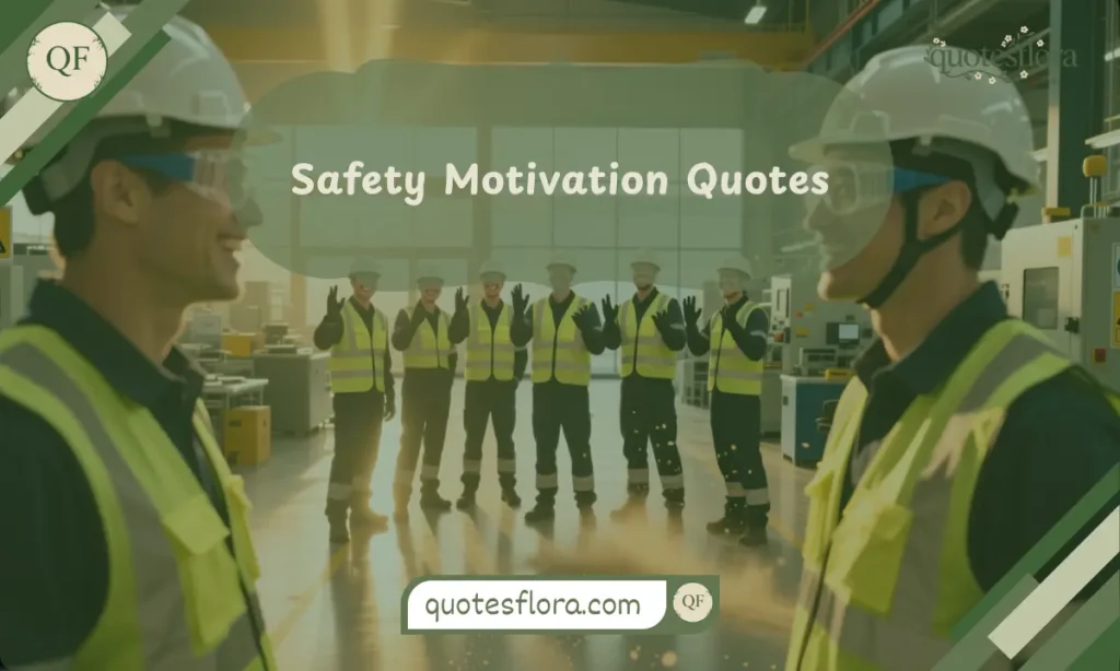 250+ Essential Inspiring Safety Quotes for Strong Workplace Awareness 5 Motivated workers preparing safely for the day, symbolizing motivational safety quotes in a natural and inspiring way.