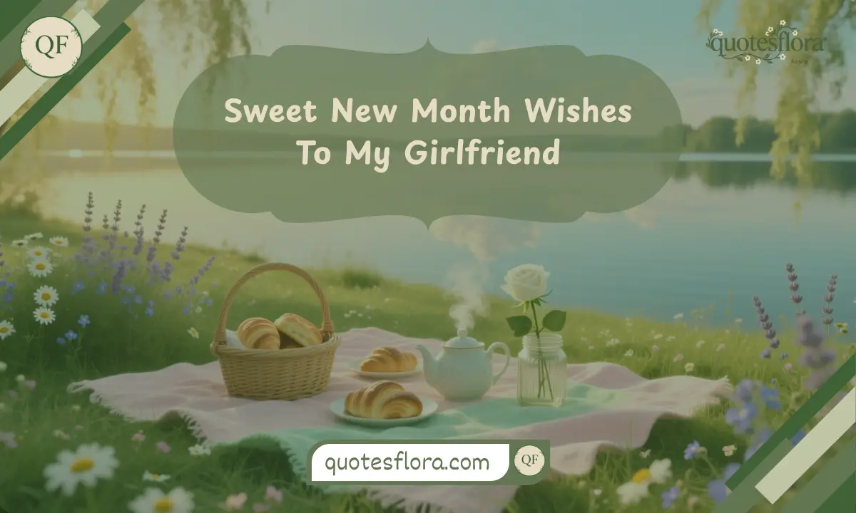 Peaceful lakeside picnic scenery representing sweet new month wishes for a girlfriend, inspired by Happy New Month Prayer Messages.
