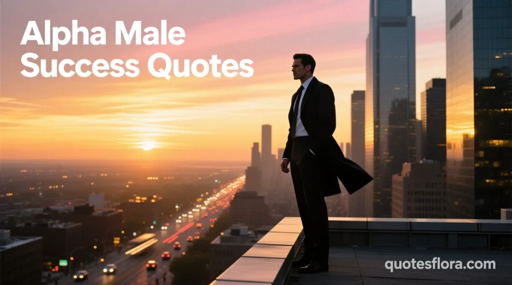 Alpha male quotes about success that inspire confidence, discipline, and a powerful success mindset in men.