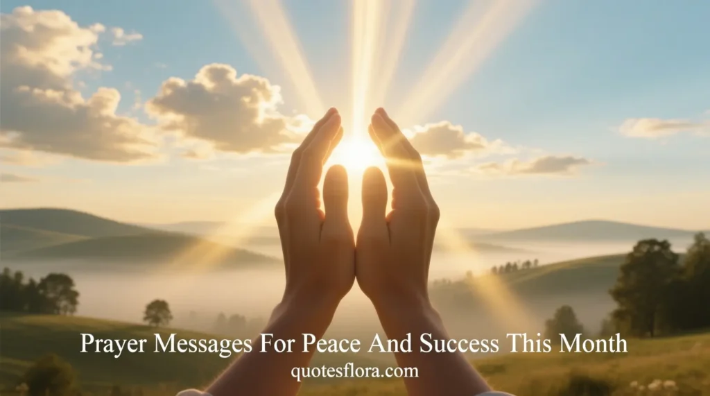Powerful Happy New Month Prayer Messages asking for peace, success, and divine guidance throughout the month.