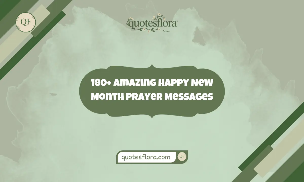 Happy New Month Prayer Messages
