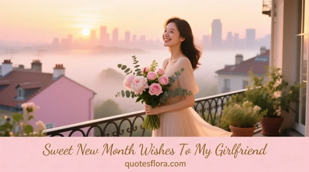 Sweet Happy New Month Prayer Messages expressing love, care, and blessings for girlfriend at the start of a new month.