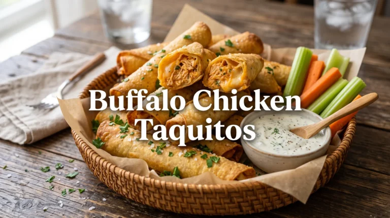 air-fryer-buffalo-chicken-taquitos