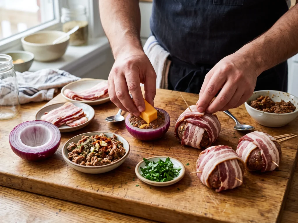 how-to-make-bacon-wrapped-onion-bombs