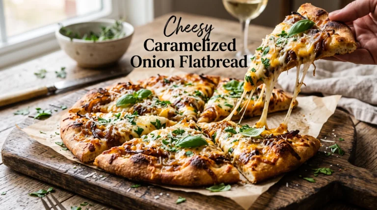 cheesy-caramelized-onion-flatbread-recipe