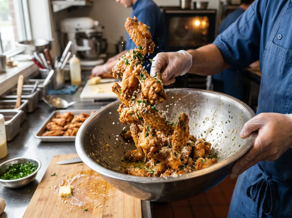 Garlic Parmesan Wings 2 how-to-make-garlic-parmesan-wings