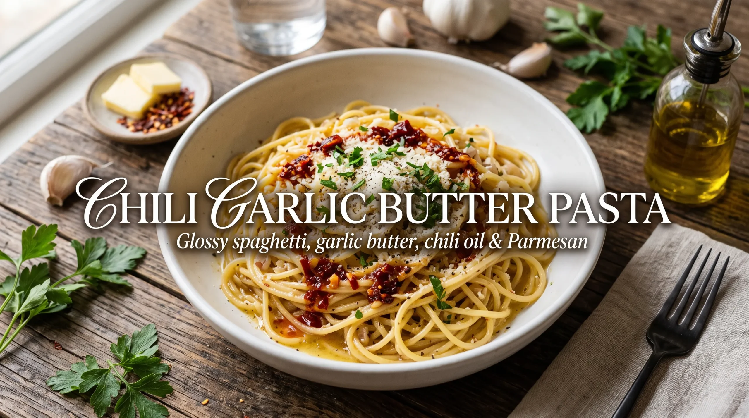 chili-oil-garlic-butter-pasta