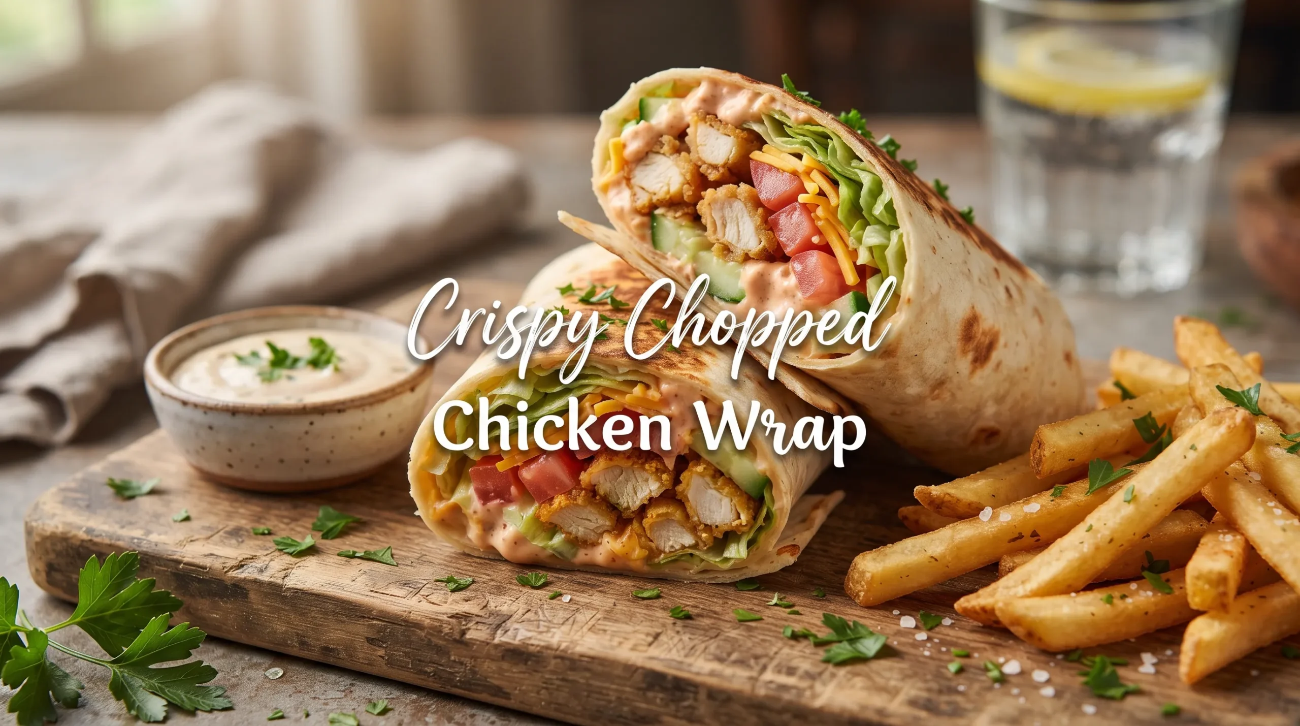 crispy-chopped-chicken-wrap-recipe