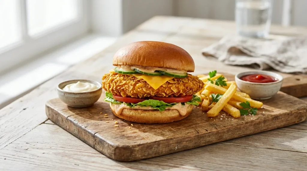 Crispy Cornflake Chicken Sandwich 3 crispy-cornflake-chicken-sandwich-with-garlic-mayo
