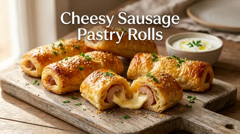 golden-cheesy-sausage-pastry-rolls