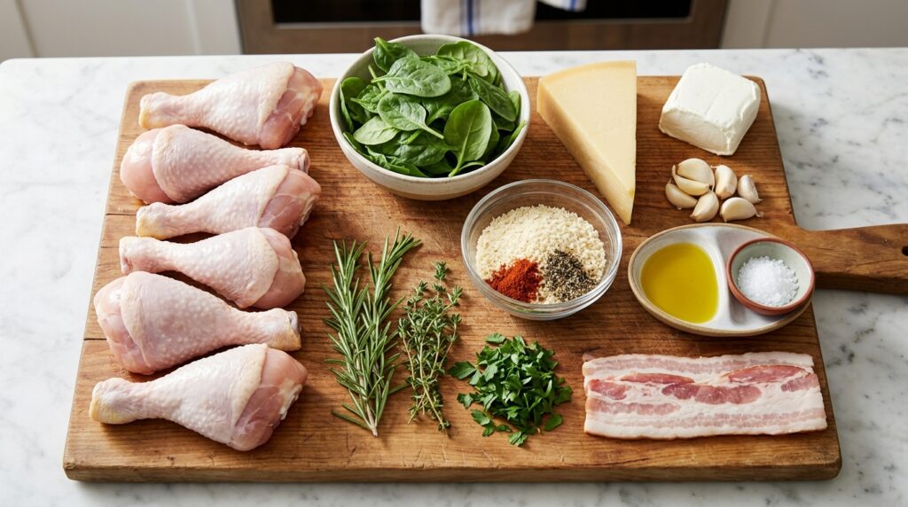 Crispy Stuffed Chicken Drumsticks 2 Generate THREE in article imag