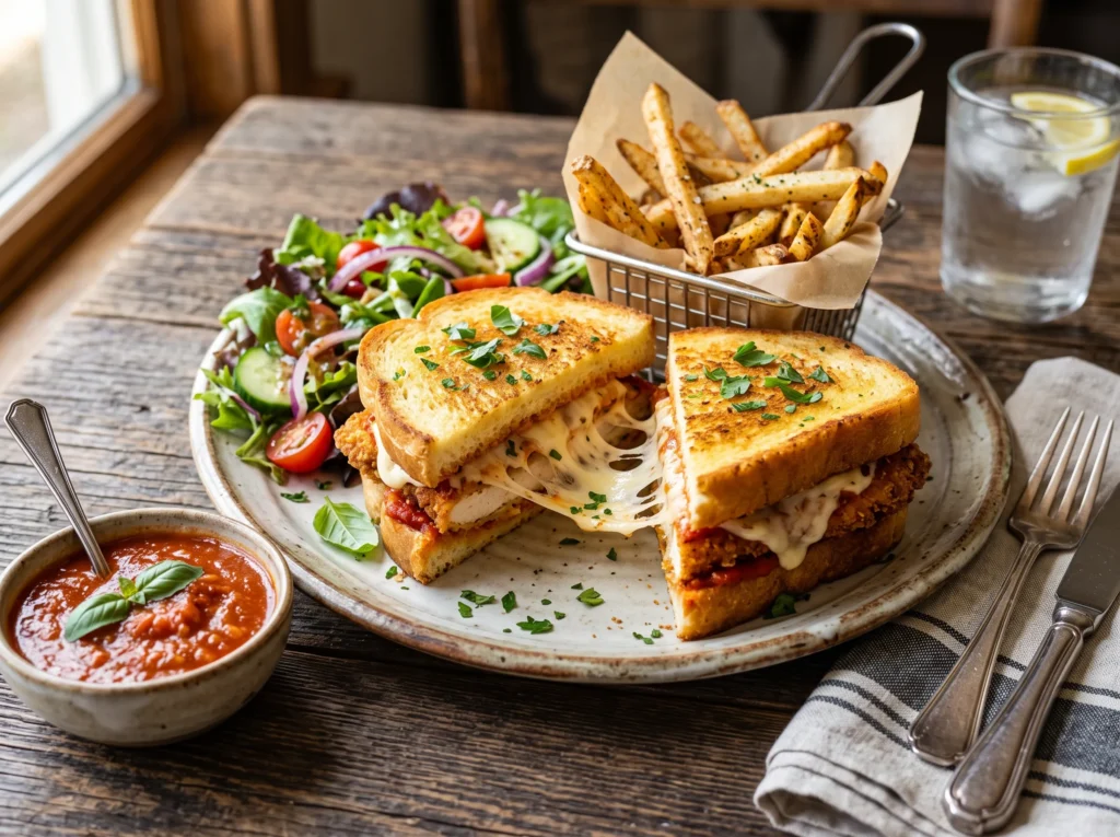 gluten-free-chicken-parm-texas-toast-sandwich-served-with-fries