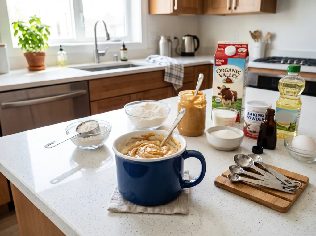 The Ultimate Peanut Butter Mug Cake 2 how-to-make-peanut-butter-mug-cake