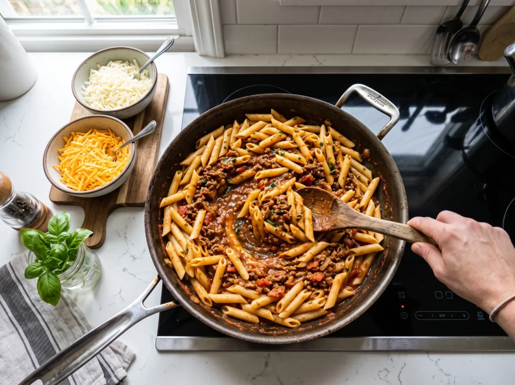 how-to-make-cheesy-baked-penne-past