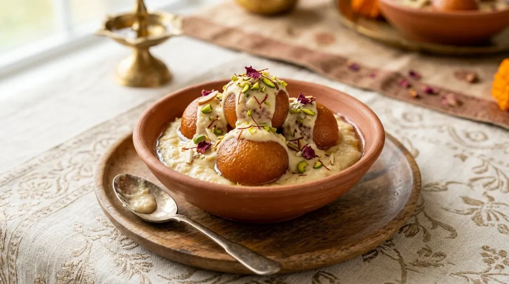 Delicious Crispy Bread Gulab Jamun 3 crispy-bread-gulab-jamun-with-rabri