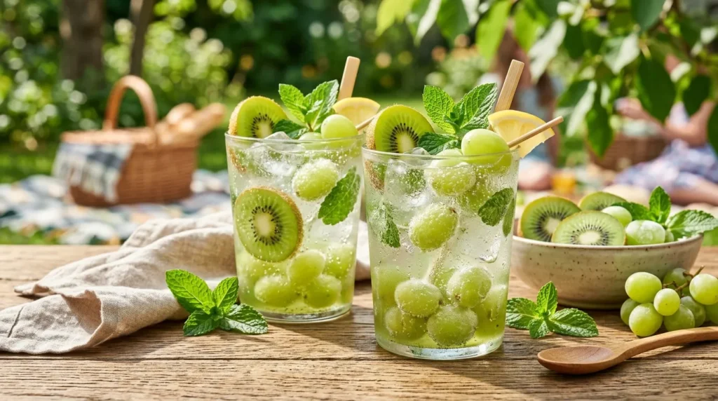 Sparkling Kiwi Grape Refresher 3 sparkling-kiwi-grape-refresher-with-fresh-fruit