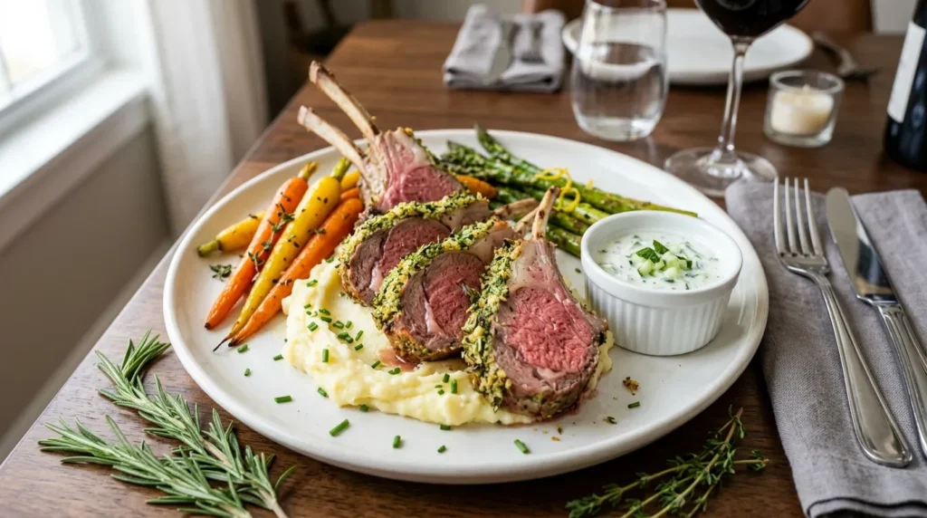Herb-Crusted Rack of Lamb 3 herb-crusted-rack-of-lamb-with-mashed-potatoes