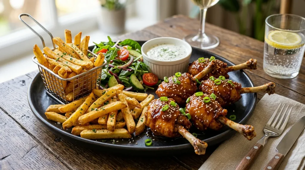 honey-garlic-chicken-lollipops-serving-platter