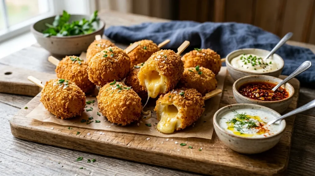 Crispy Cheesy Potato Lollipops 3 crispy-cheesy-potato-lollipops-with-garlic-dip