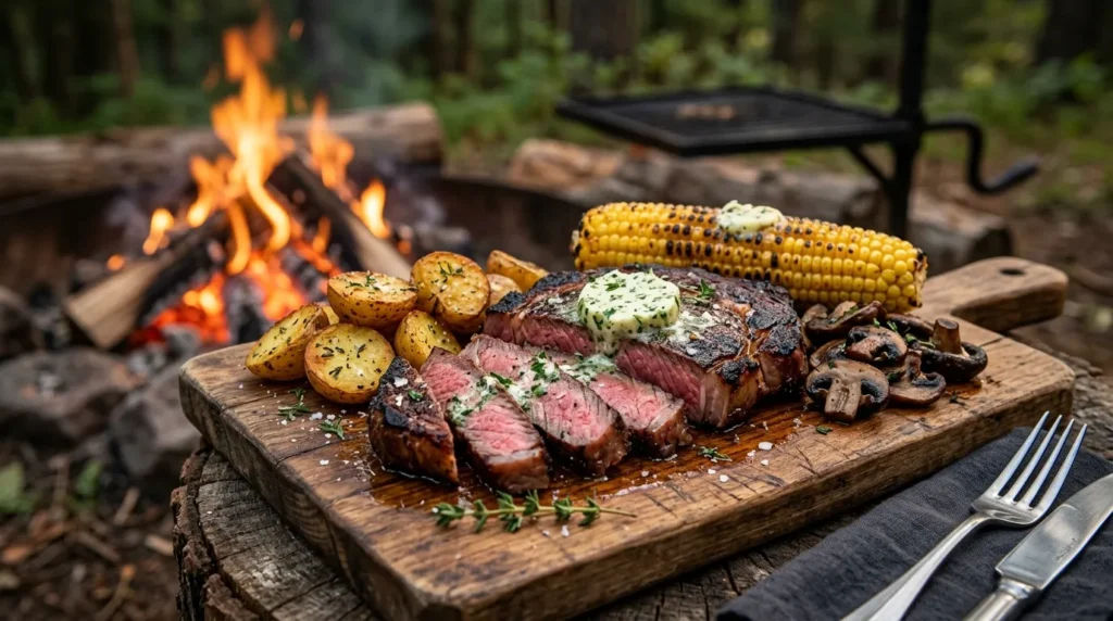 Campfire Butter-Basted Steak 3 campfire-butter-basted-steak-with-roasted-potatoes