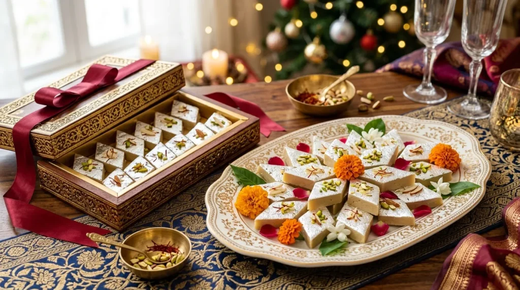 Silver-Leaf Kaju Katli 3 silver-leaf-kaju-katli-festive-serving