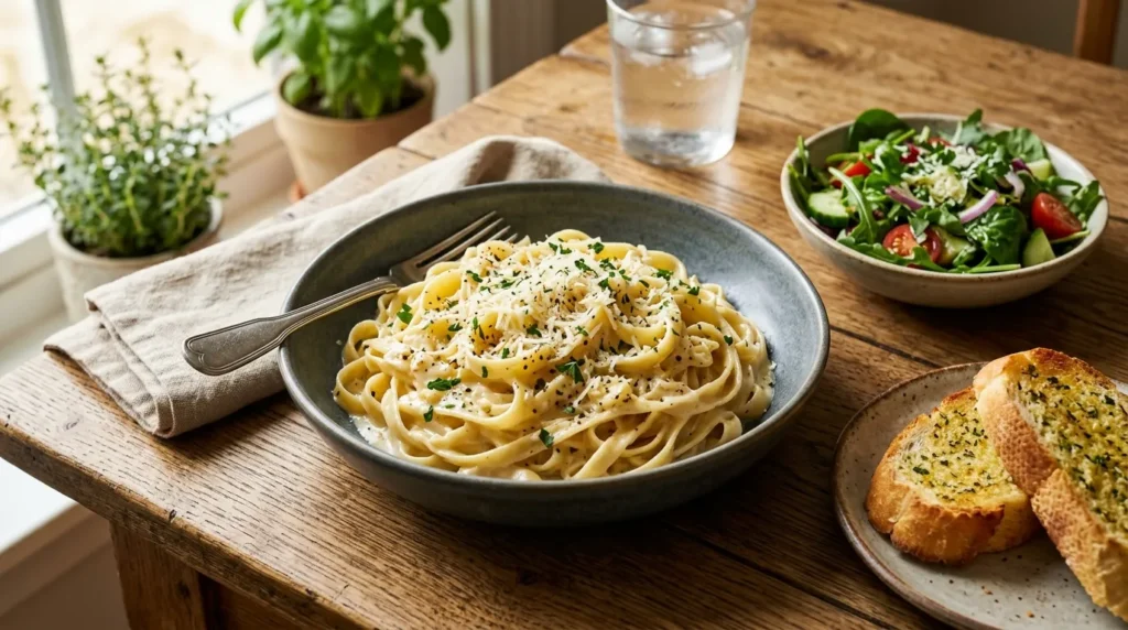 Creamy Garlic Parmesan Pasta 3 creamy-garlic-parmesan-pasta-serving