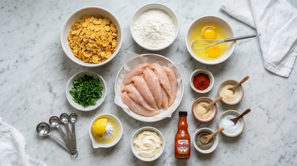 Cornflake Chicken Tenders 2 how-to-coat-cornflake-chicken-tenders