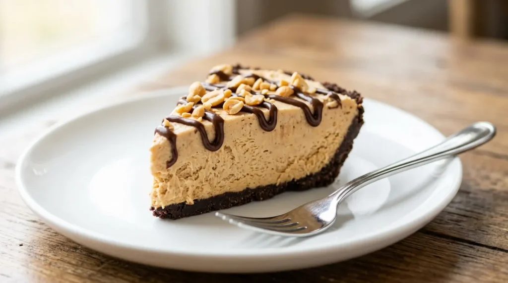 No-Bake Peanut Butter Pie 3 frozen-peanut-butter-pie-slice