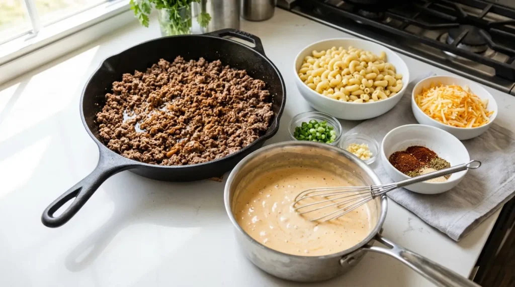 how-to-make-gourmet-cajun-beef-mac-and-cheese