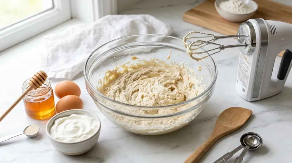 High Protein Cheesecake 2 how-to-make-5-ingredient-high-protein-cheesecake.