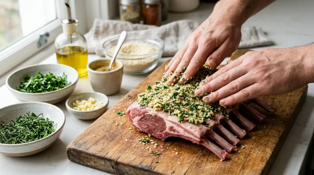 Herb-Crusted Rack of Lamb 2 how-to-make-herb-crusted-rack-of-lamb