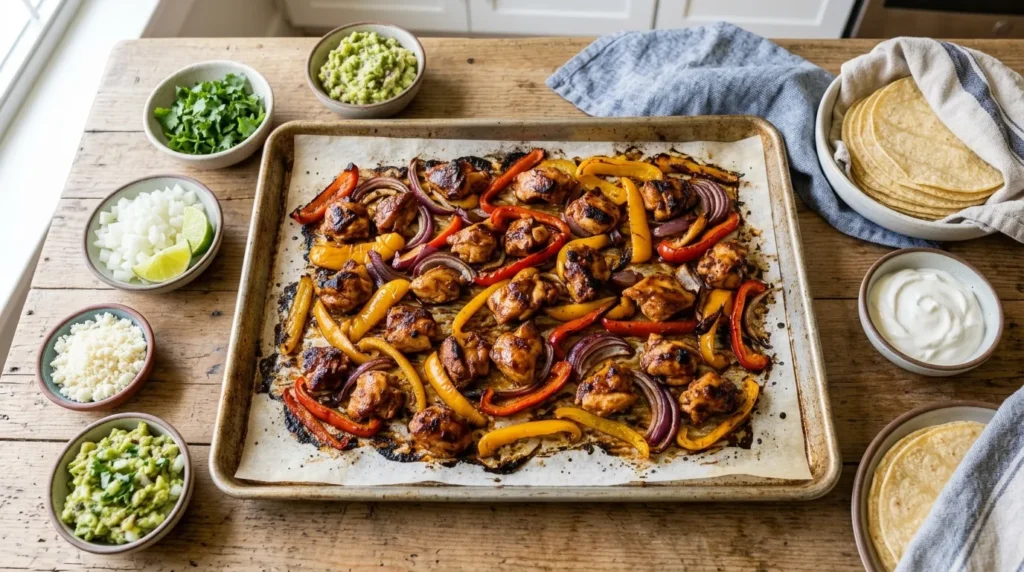 Sheet Pan Chipotle Chicken Tacos 2 how-to-make-sheet-pan-chipotle-chicken-tacos
